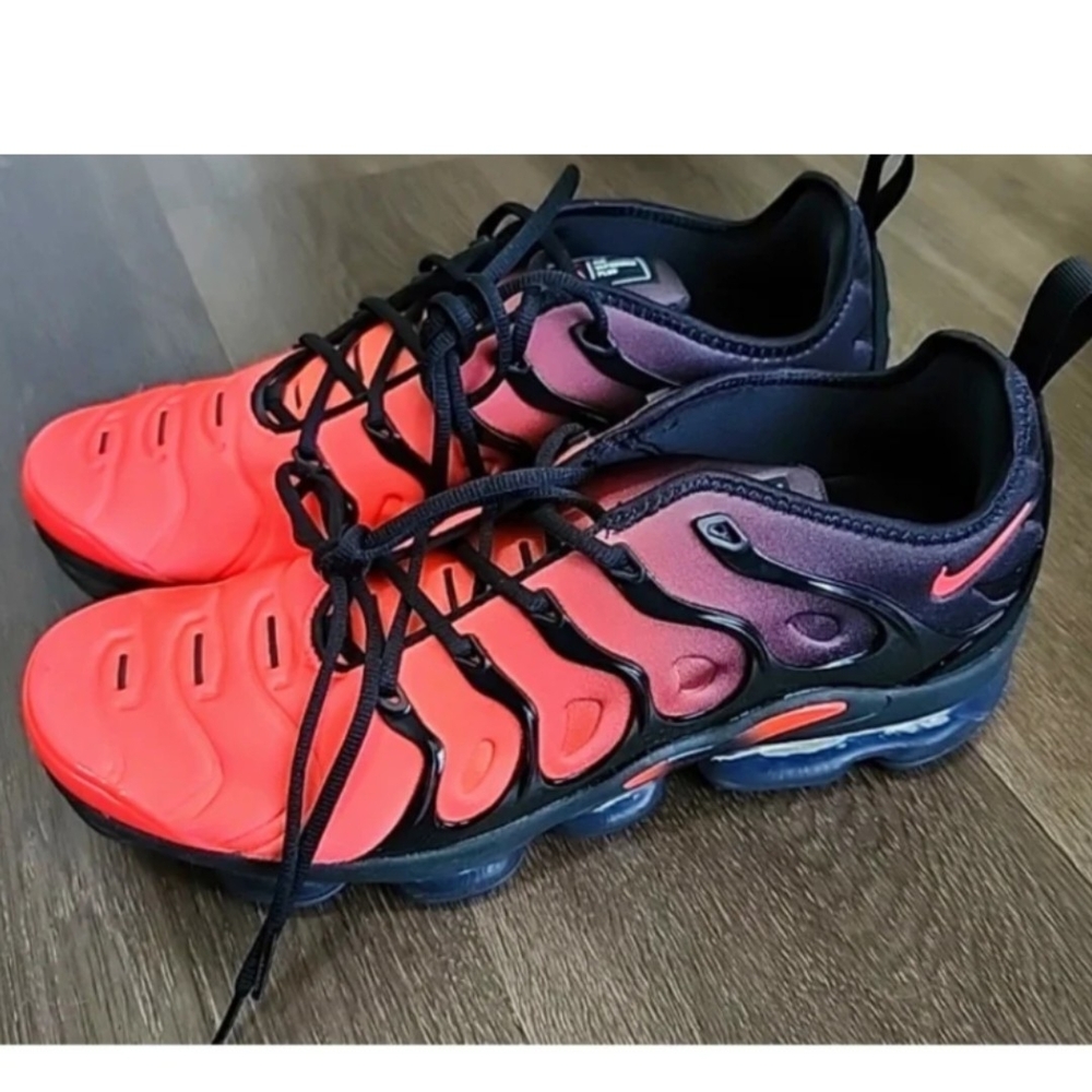 Nike Air Max Plus Red and Purple Sneakers